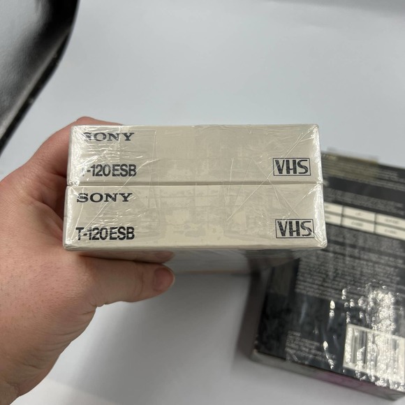 T-120 Sony & Gemini VHS Blank Tapes NEW SEALED Three Pieces NOS - Picture 5 of 7